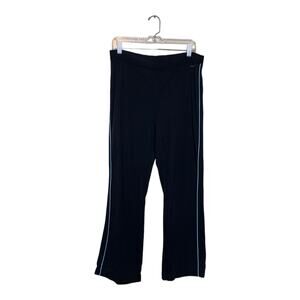Liz Claiborne black pull on sweat pants size large